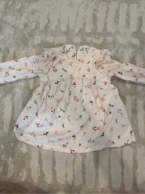 Angel dear white floral dress